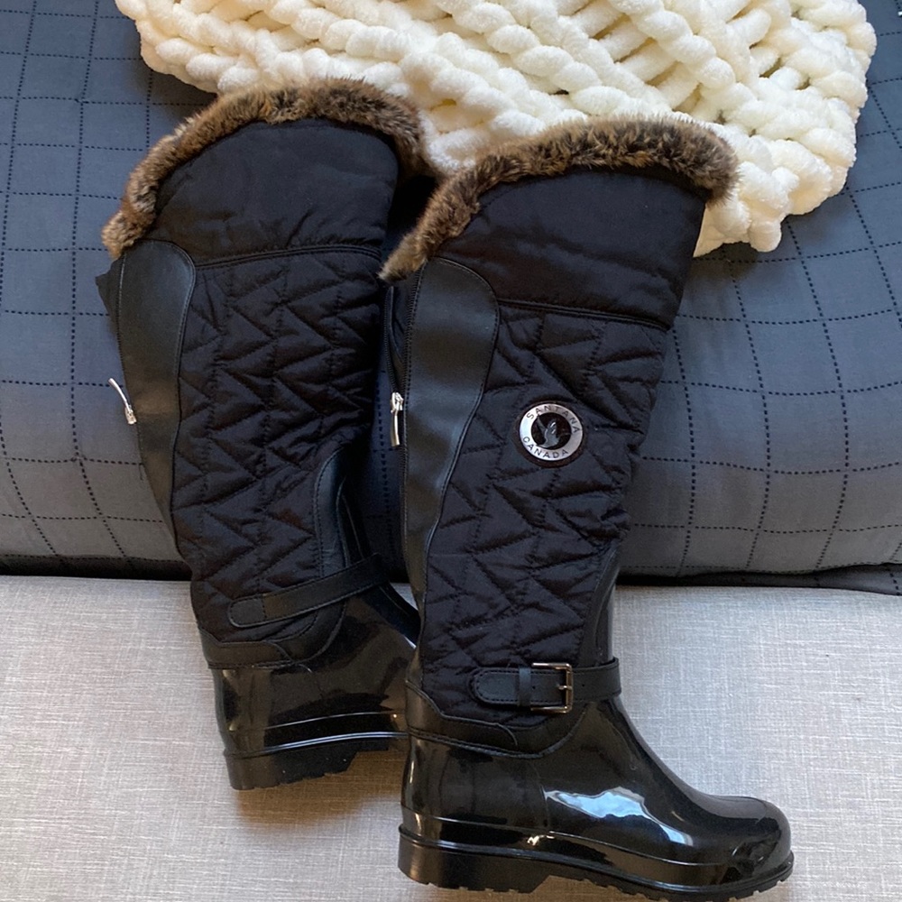Faux fur boot winter